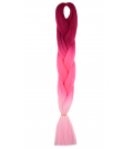 S3-49 Malinkowy - Neonowy  Różowy  - Jasny Różowy "QUEEN Braids" - Włosy Syntetyczne Magfactory